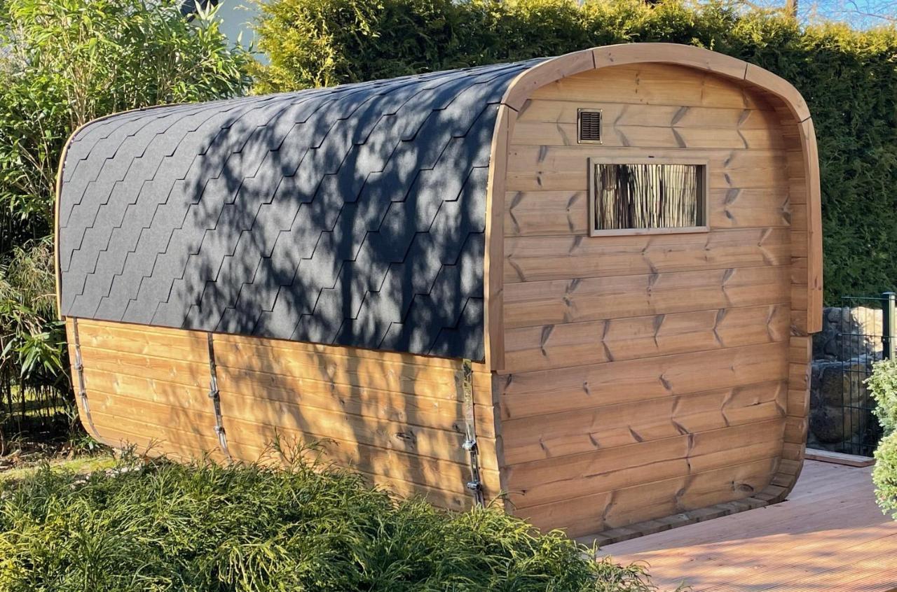 Ferienhaus Blaumond Mit Gartensauna Wandlitz Kültér fotó